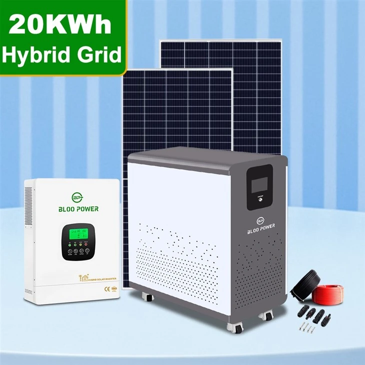 12KW Hybrid Solar Power Large Capacity System