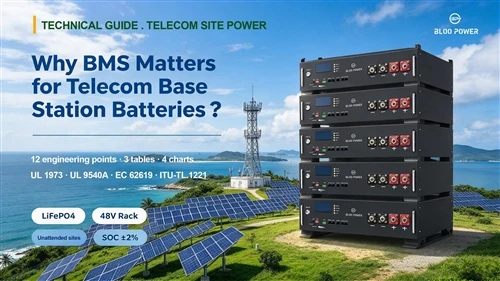 Why BMS Matters for Telecom Base Station Batteries?