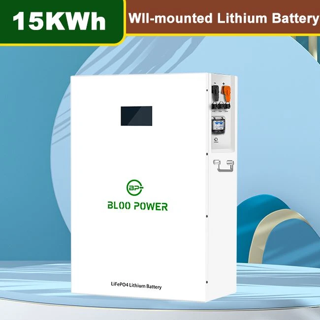 15KWh wall mounted solar battery lithium