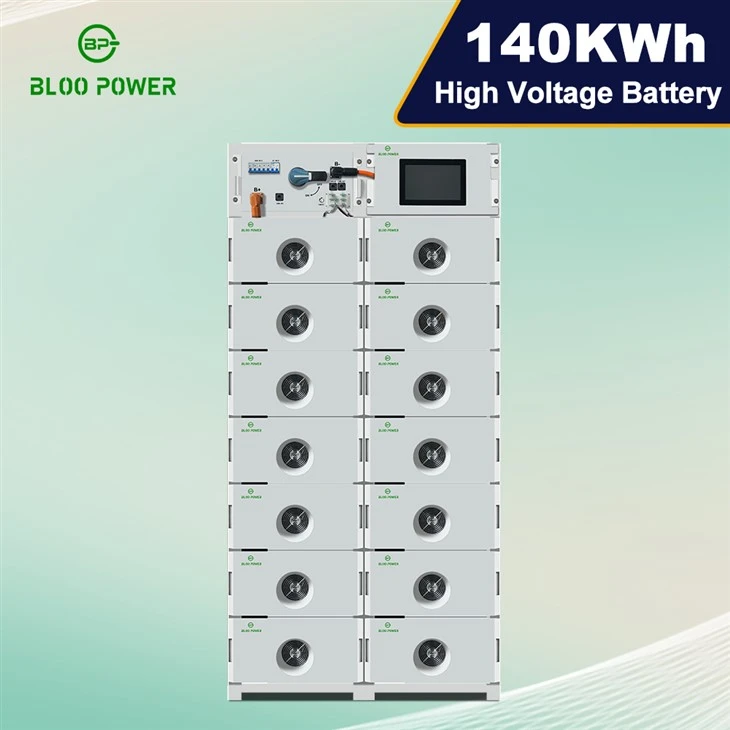 Various 50KWh 100KWh 140KWh High Voltage Solar Battery Systems For Business Projects